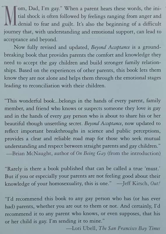 Beyond Acceptance: Parents of Lesbians & Gays Talk About their Experiences | Carolyn Welch Griffi...