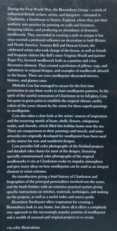 Bloomsbury Needlepoint from the Tapestries at Charleston Farmhouse | Melinda Coss