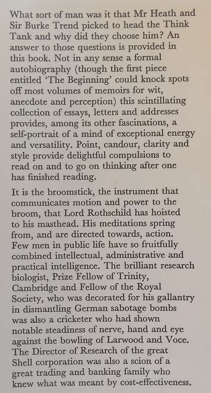 Meditations of a Broomstick | Lord Rothschild
