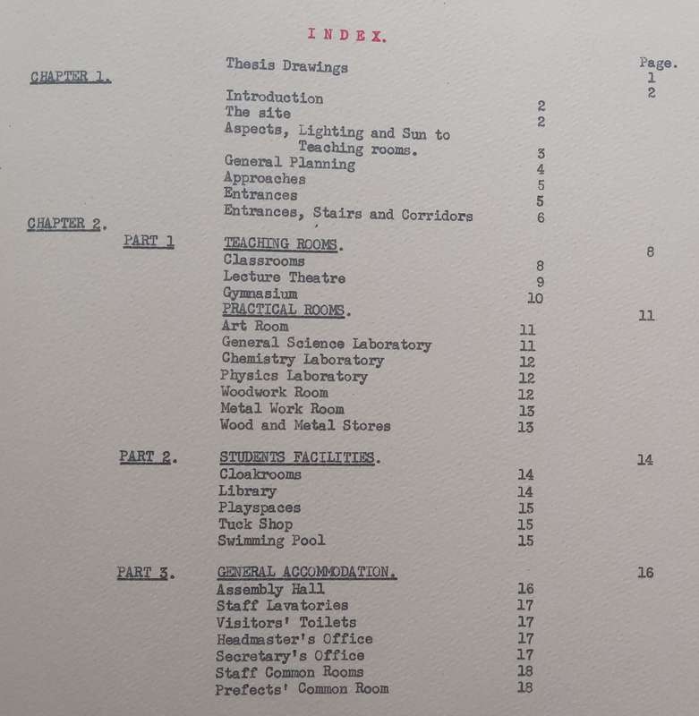 A High School for Boys (Architectural Thesis) | C. H. D. Howes