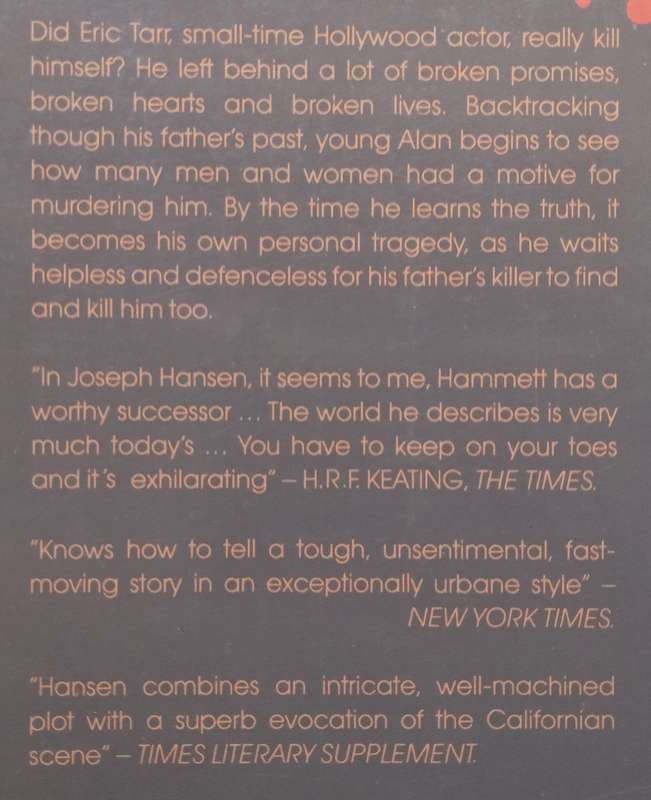 Backtrack | Joseph Hansen