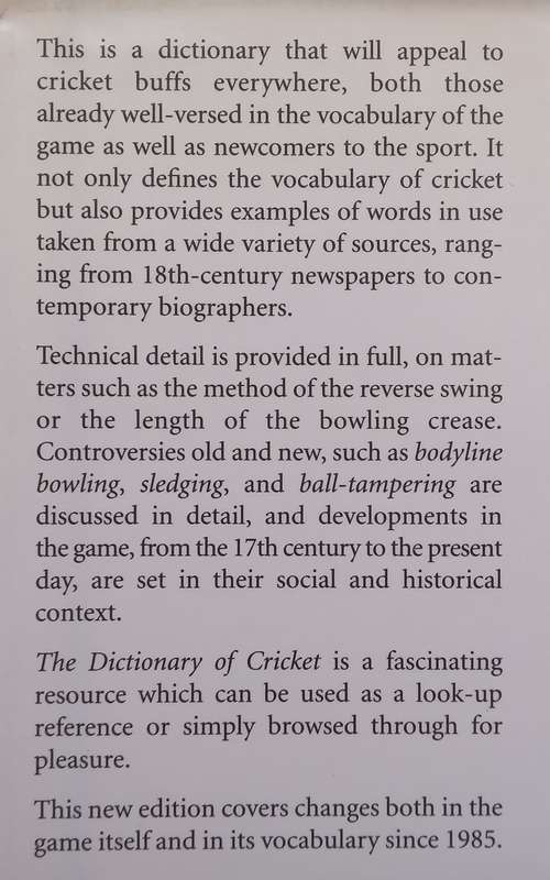 Dictionary of Cricket | Michael Rundell