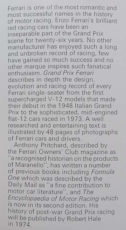 Grand Prix Ferrari | Anthony Pritchard