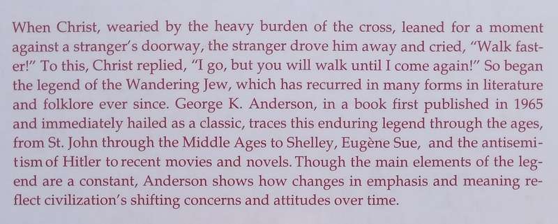 The Legend of the Wandering Jew | George K. Anderson