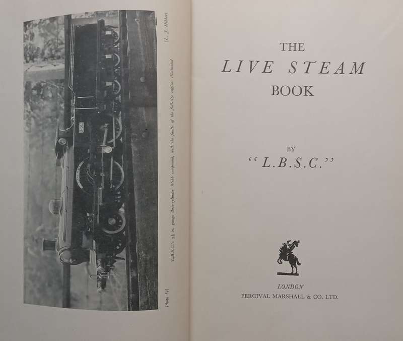 The Live Steam Book | L. B. S. C.