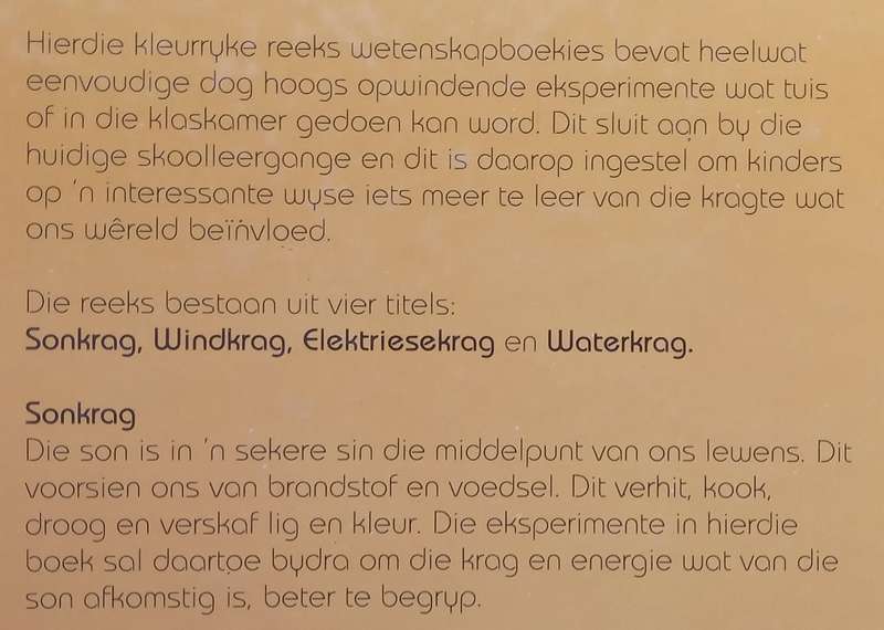 Sonkrag (Afrikaans) | Ed Catherall