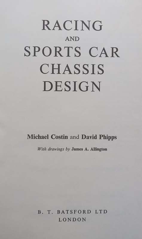 Racing and Sports Car Chassis Design | Martin Costin & David Phipps
