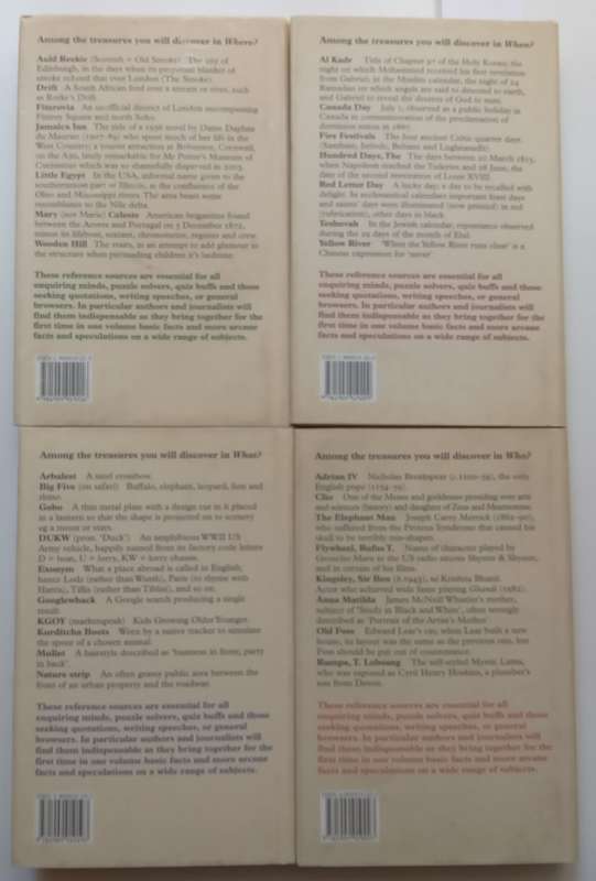 The Book of What? Who? Where? When? (4 Vols.) | Rodney Dale (Ed.)