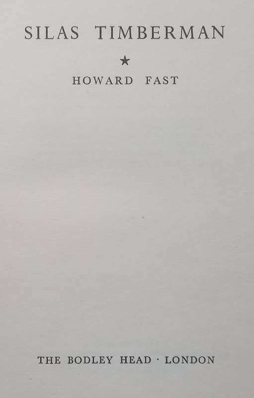 Silas Timberman | Howard Fast