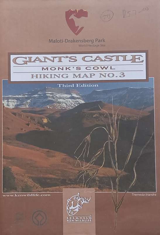 Giants Castle: Monks Cowl, Hiking Map No. 3