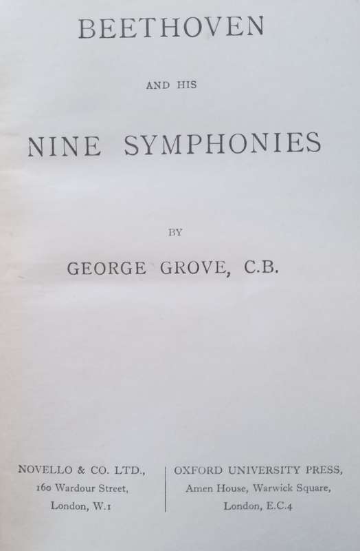 Beethoven and His Nine Symphonies | George Grove