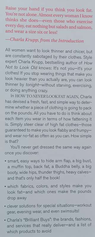 How to Never Look Fat Again | Charla Krupp