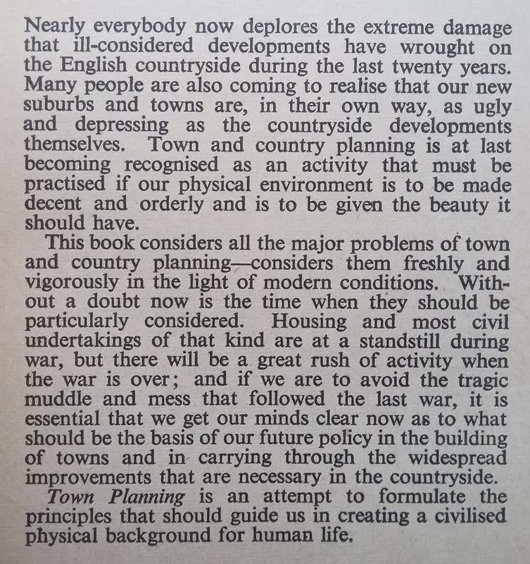Town Planning (Published 1940) | Thomas Sharp