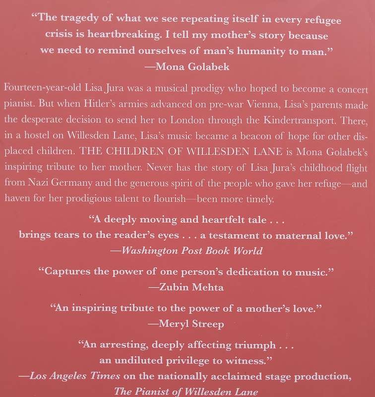 The Children of Willesden Lane (Inscribed by Author) | Mona Golabek & Lee Cohen