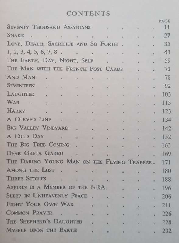 The Daring Young Man on the Flying Trapeze (Published 1939) | William Saroyan