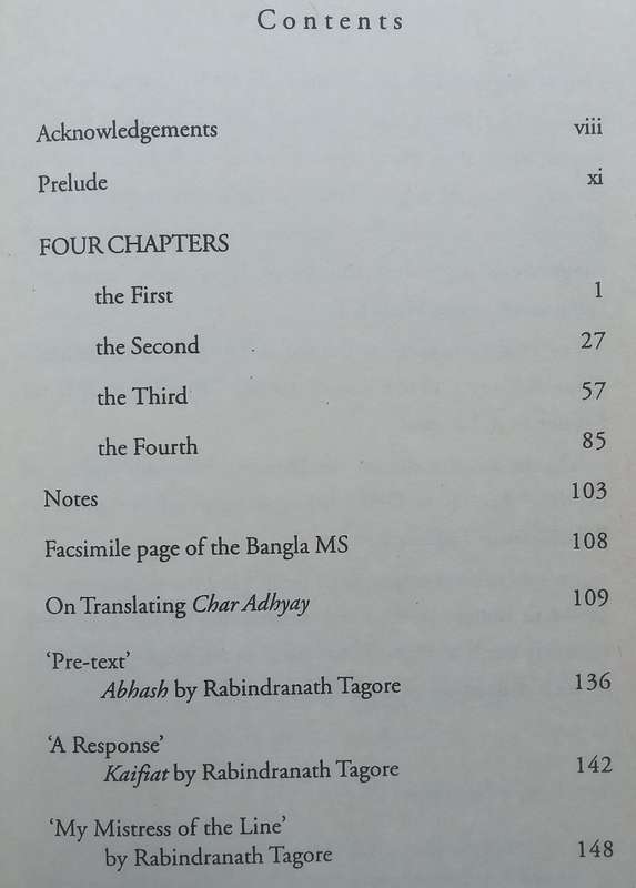 Four Chapters (Inscribed by Translator) | Rabindranath Tagore