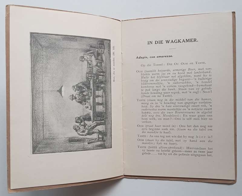 In die Wagkamer: n Noodlotstuk (Afrikaans, Published 1926) | J. F. W. Grosskopf