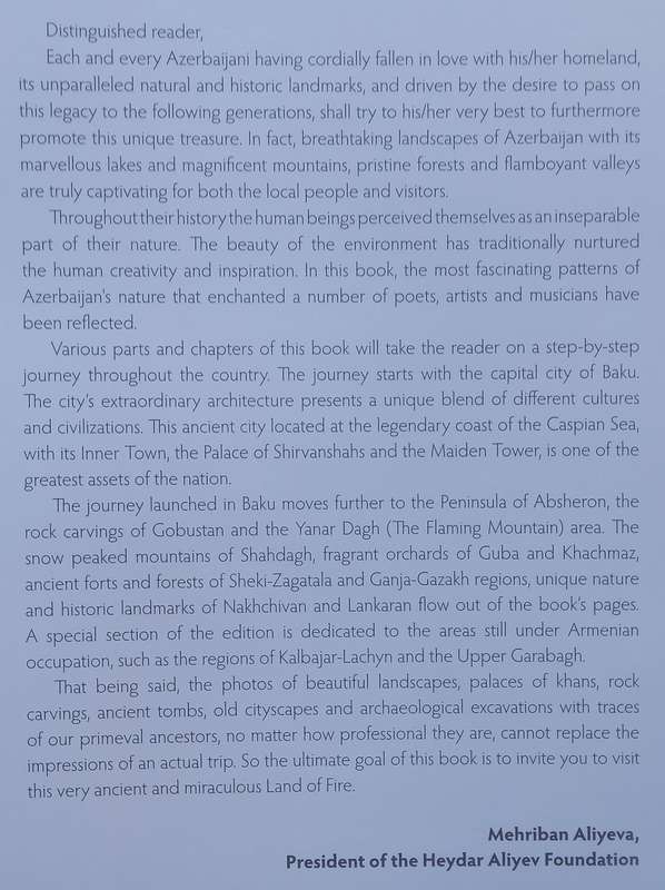 Azerbaijan (Heydar Aliyev Foundation Project Publication)