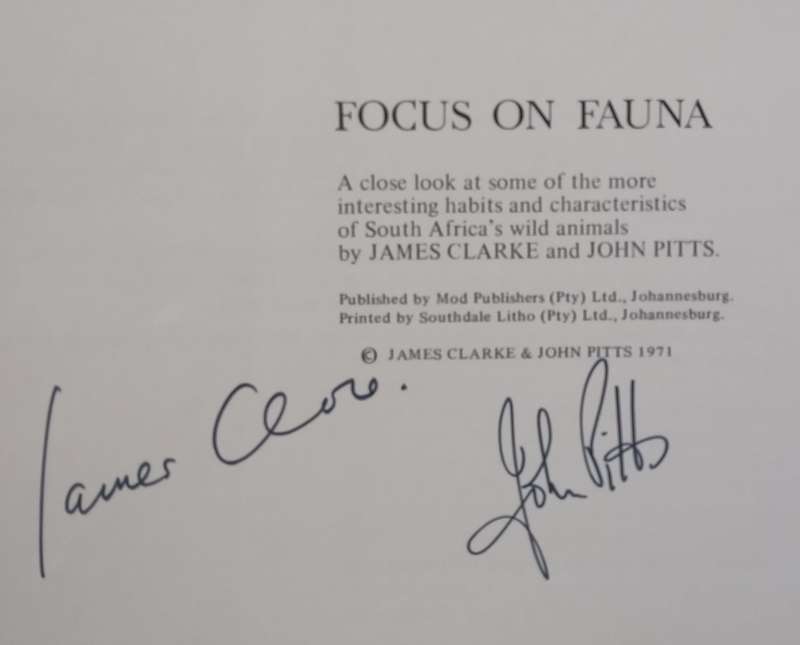 Focus on Fauna (Signed by Both Authors) | James Clarke & John Pitts