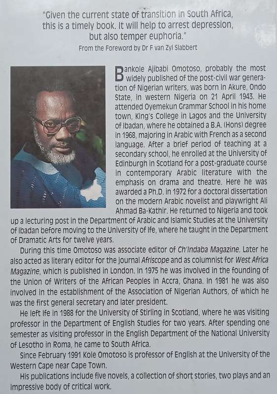 Season of Migration to the South: Africas Crises Reconsidered (Inscribed by Author) | Kole Omo...