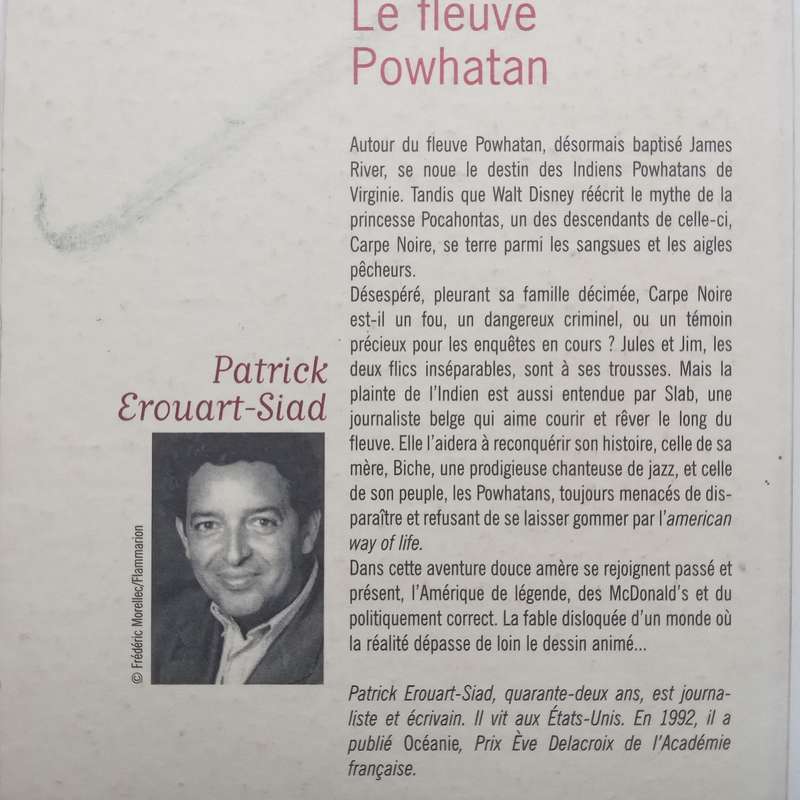 Le Fleuve Powhatan (French, Inscribed by Author, Copy of Stephen Gray) | Patrick Erouart-Siad