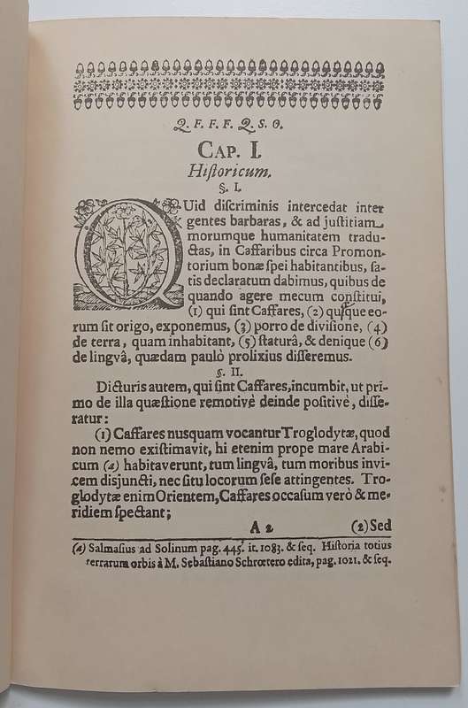 Dissertatio Historico-Geographica de Caffaribus (Facsimile Reprint) | Joh. Ernst Muller