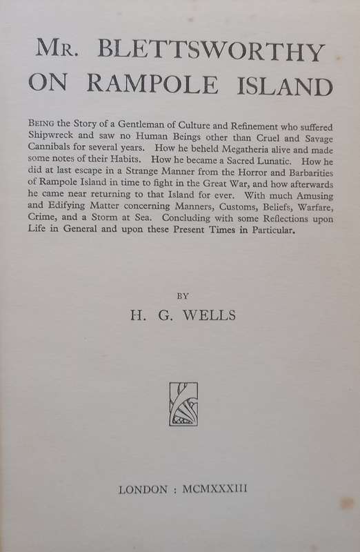 Mr. Blettsworthy on Rampole Street | H. G. Wells