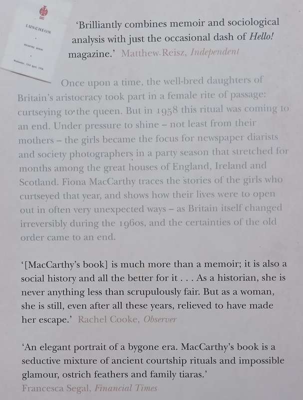 Last Curtsey: The End of the Debutantes | Fiona MacCarthy