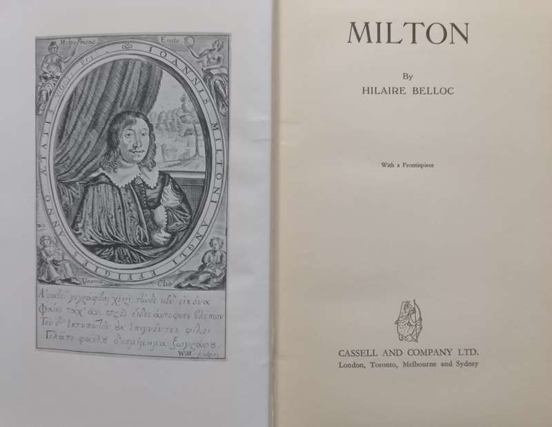 Milton | Hilaire Belloc
