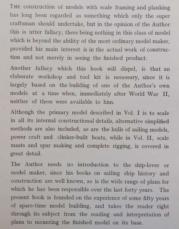 Plank-On-Frame Models and Scale Masting & Rigging (2 Vols.) | Harold A. Underhill