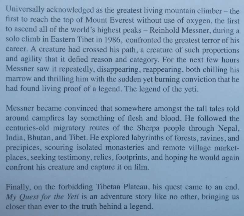 My Quest for the Yeti: Confronting the Himalayas Deepest Mystery | Reinhold Messner