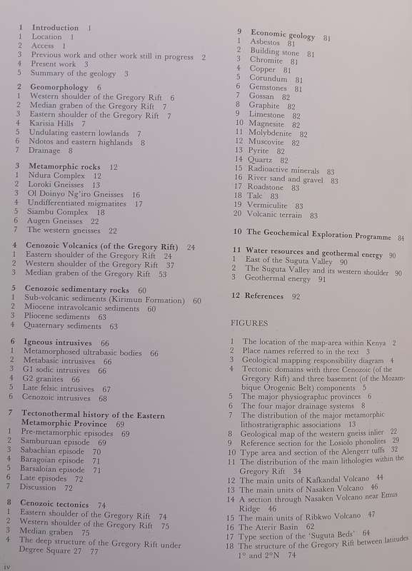 Geology of the Maralal Area (Kenya Mines and Geological Department Report No. 105) | R. M. Key