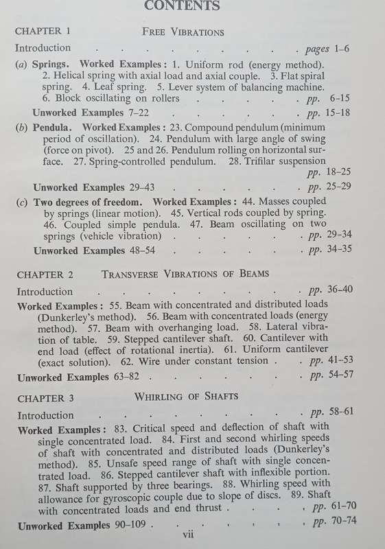 Examples on Mechanical Vibrations | John Hannah & R. C. Stephens
