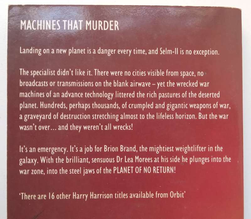 Planet of No Return | Harry Harrison