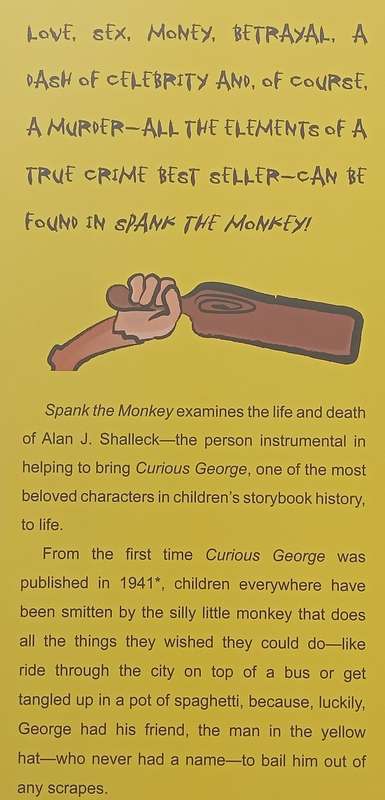 Spank the Monkey: The True Story of Three Men, a Spanking Club & Murder! (Inscribed by Author) | ...
