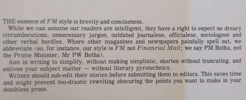 Saying it With Style: A Guide for Financial Mail Writers