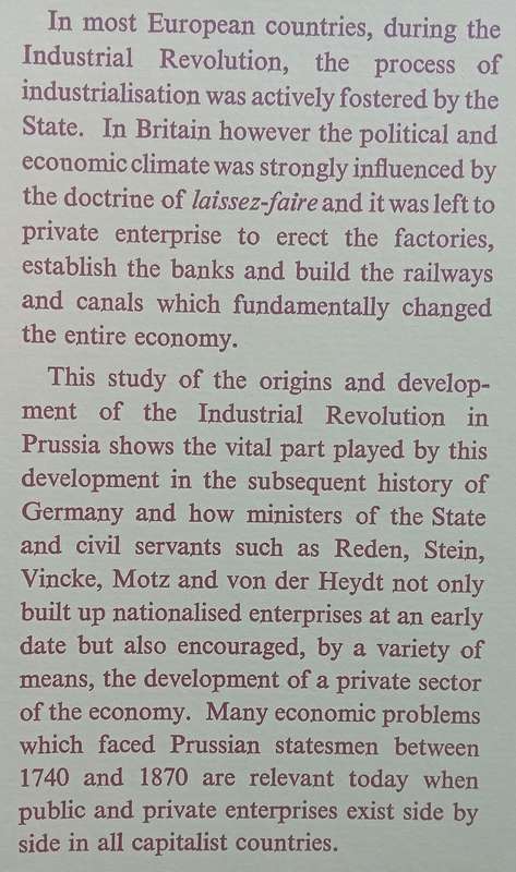 The State and the Industrial Revolution in Prussia, 1740-1870 | W. O. Henderson
