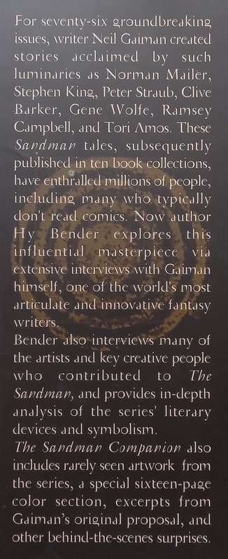 The Sandman Companion: A Dreamers Guide to the Award-Winning Comics Series | Hy Bender