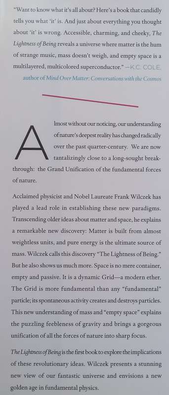 The Lightness of Being: Mass, Ether, and the Unification of Forces | Frank Wilczek