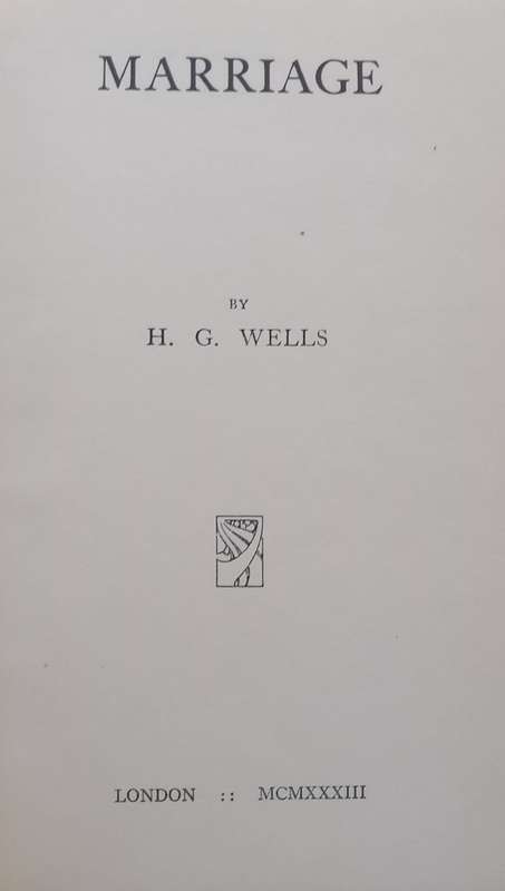 Marriage | H. G. Wells