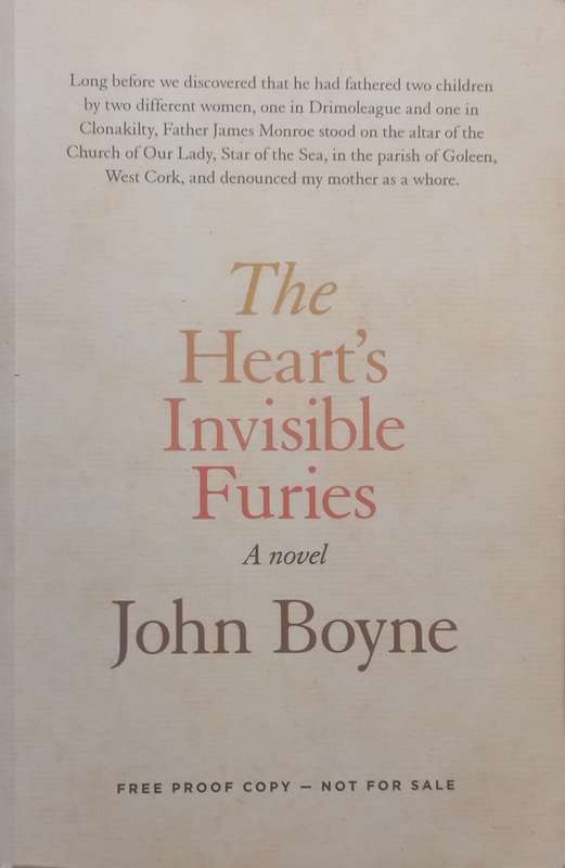 The Hearts Invisible Furies (Proof Copy) | John Boyne