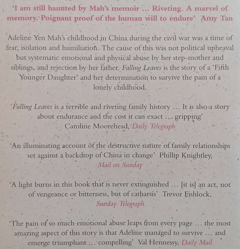Falling Leaves: The True Story of an Unwanted Chinese Daughter | Adeline Yen Mah