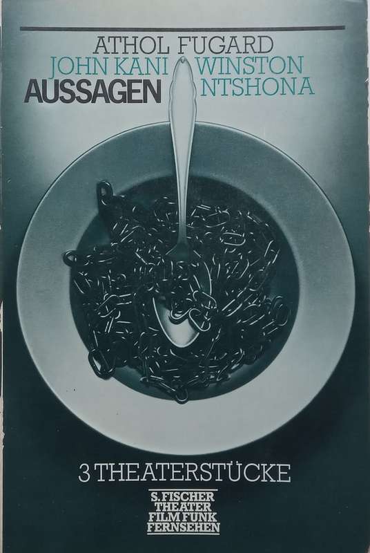 Aussagen (German, Copy of Fugard Editor Stephen Gray) | Athol Fugard