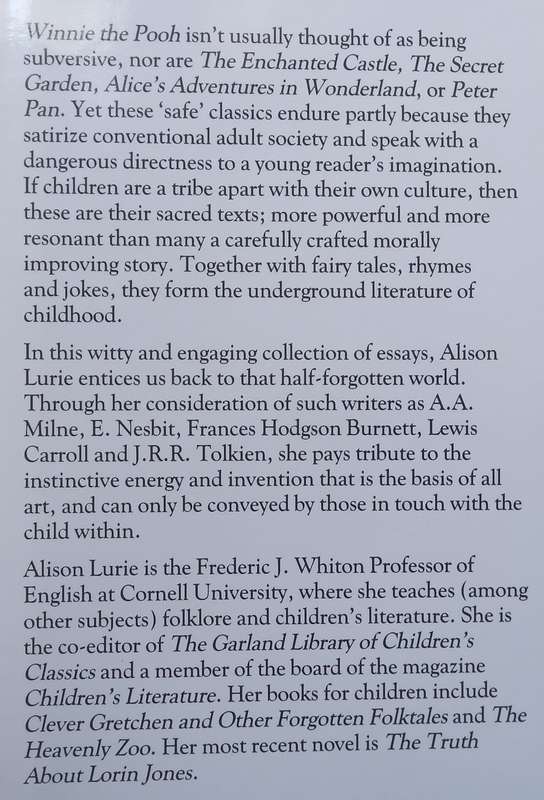 Dont Tell the Grown-Ups: Subversive Childrens Literature | Alison Lurie