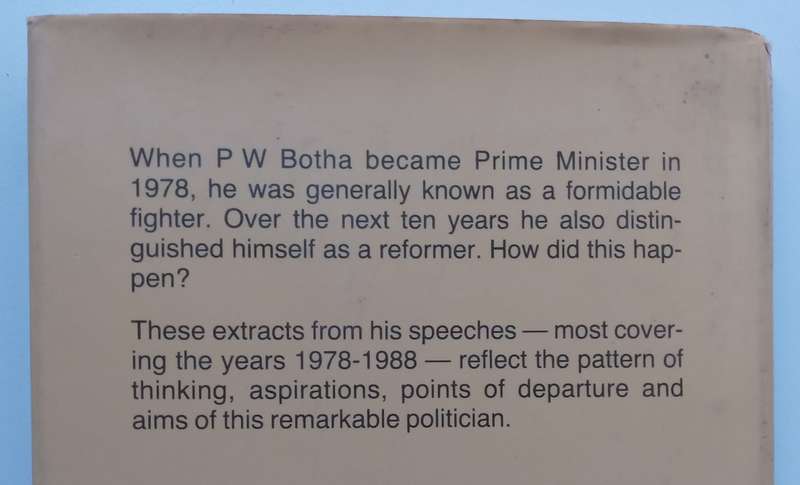 Fighter and Reformer: Extracts from the Speeches of P. W. Botha | J. J. J. Scholtz (Ed.)