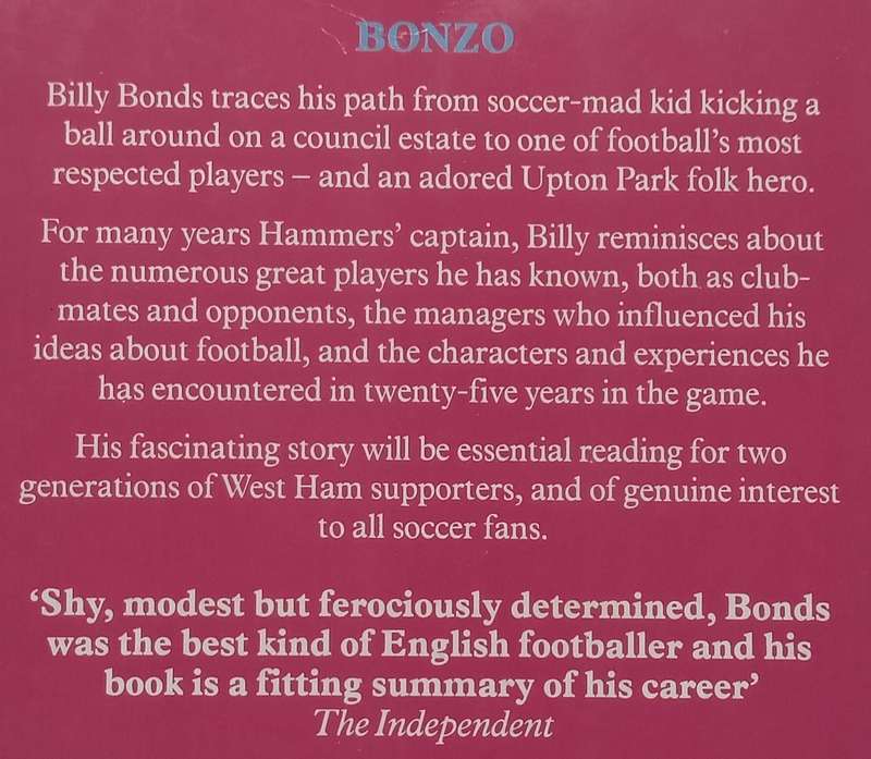 Bonzo: An Autobiography | Billy Bonds