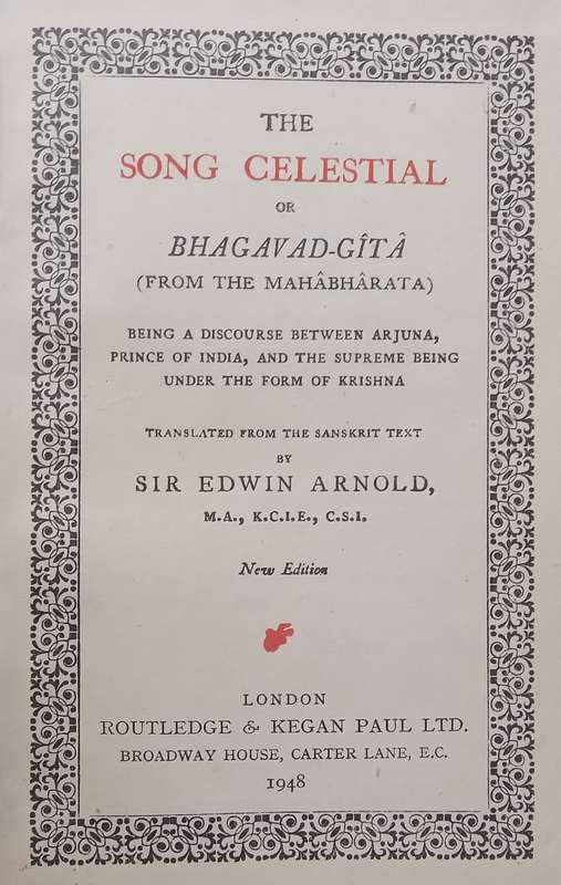 The Song Celestial, or Bhagavad-Gita | Sir Edwin Arnold (Translator)