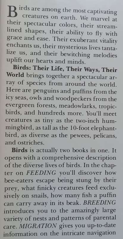 Readers Digest Birds: Their Life, Their Ways, Their World
