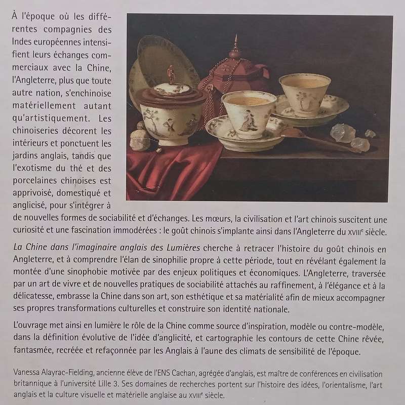 La Chine dans LImaginaire Anglais des Lumieres (Inscribed by Author) | Vanessa Alayrac-Fielding