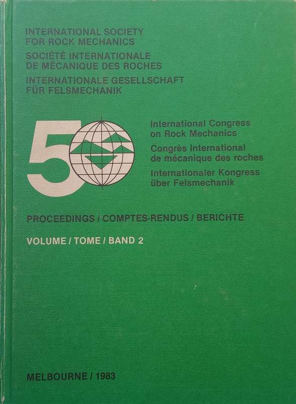 International Congress on Rock Mechanics: Proceedings, Vol. 2